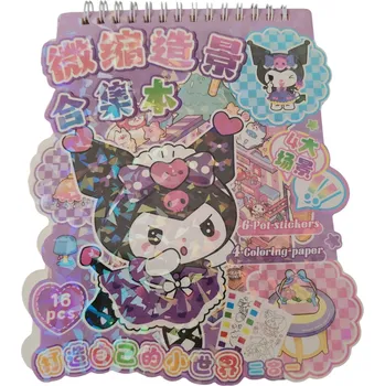 omalovánky KUROMI sada OMALOVÁNKY omalovánky samolepky pastelky HELLO KITTY