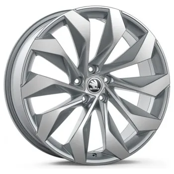 Disk Škoda Kodiaq I: 20" disk z lehké slitiny Fornax - stříbrný