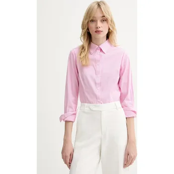 Dámská košile Bavlněná košile Silvian Heach CALENI GPP26167CA růžová 30X, vel. 36