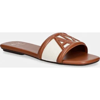 Dámská obuv Pantofle Armani Exchange XW002568.AF22752.MZ767 hnědá 82X, EUR 39