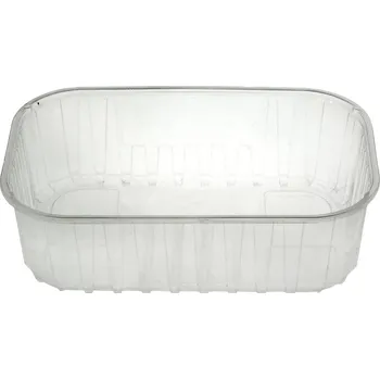 Jednorázové nádobí Miska PP 1000g 245x145x65mm UN65 transparentní (15,4g) - 600 ks