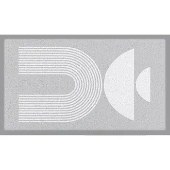 Rohožka Rohožka Artsy Doormats Grey Half Moon 70 x 40 cm DMW.GREYHALFMOON.7040 vícebarevná MLC