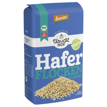 Bauckhof Ovesné vločky velké 1 kg bio DEMETER