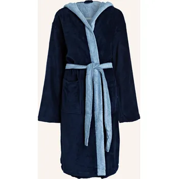 Pánský župan Vossen Unisex Flanelový Župan Poppy, tmavě modrá