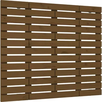 Čelo postele, medově hnědá, 106x3x91,5 cm, borovicové dřevo