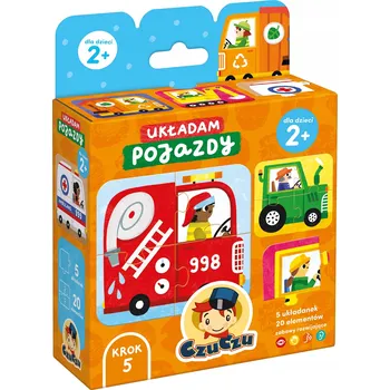 Puzzle CzuCzu Skládám vozidla pro děti 2+ puzzle 4 dílky