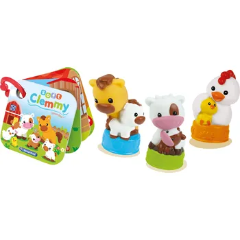 Hračka pro nejmenší Clementoni Dětská plastová hračka Clemmy (statek včetně knihy)