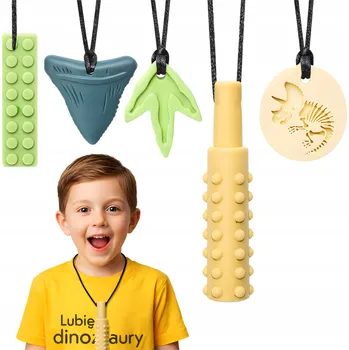 Smyslové Kousátko 1 ks Autismus ADHD Logopedické Silikonové Pro Děti