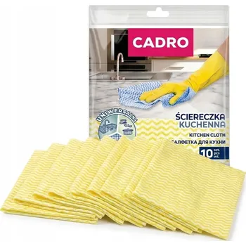 Utěrka Utěrka z viskózy Cadro v balení po 10 ks žlutá