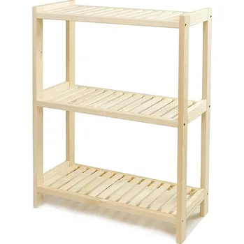 regál Regál dřevěný borovice PN 3 - 93x80x43 cm