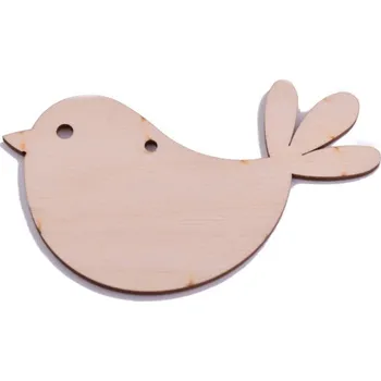 EU Dřevěný ptáček 7,5cm