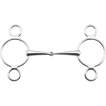 Jezdectví BUSSE Udidlo sněhulák jednou lomené Edelstahl BUSSE, 16 mm 13,5 cm