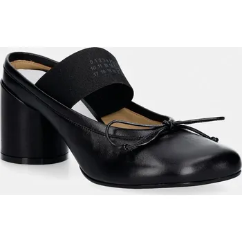 Dámské pantofle Kožené pantofle MM6 Maison Margiela S59WP0210.P3628.T8013 černá 99X, EUR 38