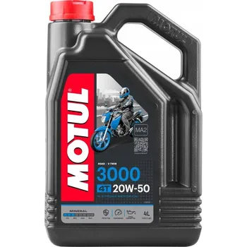 Motorový olej Motul olej Motul 20W50 4L 3000 4T minerální / motocykly