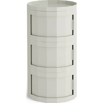 Úložný box Hay, Třídveřová skříňka Facet, 71 cm, světle šedá - Formadore