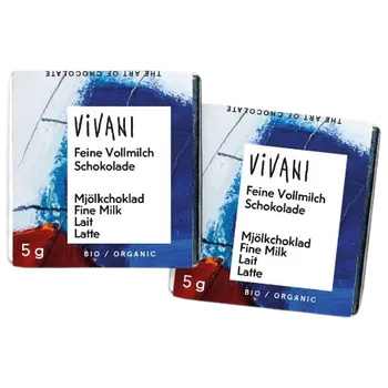 Vivani Mléčná čokoládka 200x 5 g bio