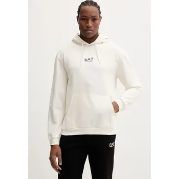 Pánská mikina Bavlněná mikina EA7 Emporio Armani AF22266.7M001403 béžová 01X, vel. M