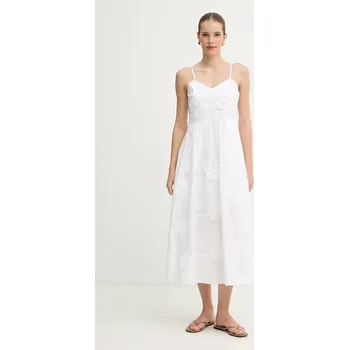 Dámské šaty Bavlněné šaty Marella FIORE 2613221052200 bílá 00X, vel. 34