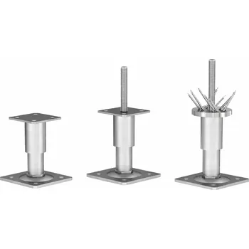 Tesařské kování Patka sl. R10_1 pev. dol. deska120x120 (zinek bílý)