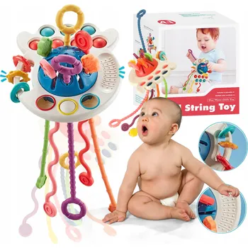 Senzorická hračka Dymex silikonové vícebarevné kousátko 18 m +