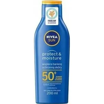 Přípravek na opalování NIVEA SUN Protect & Moisture Hydratační balzám na opalování SPF 50+, 200 ml