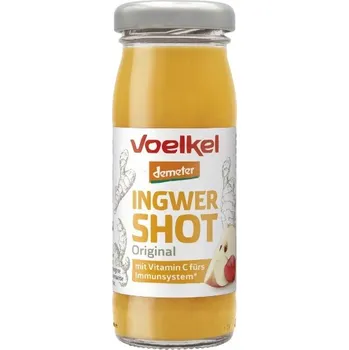 Limonáda Voelkel Shot zázvor original 95 ml bio DEMETER Množství: 4 ks