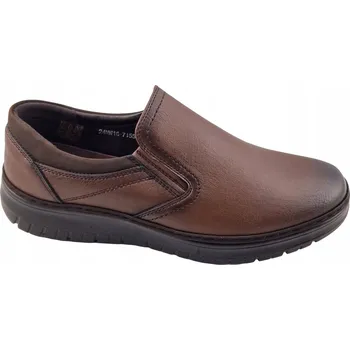 Pánské polobotky Pánské polobotky UNISOFT 7155 hnědé vel. 45