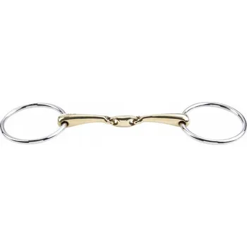 Jezdectví BUSSE Udidlo stihlové dvakrát lomené Kaugan® BUSSE, 14 mm 10,5 cm