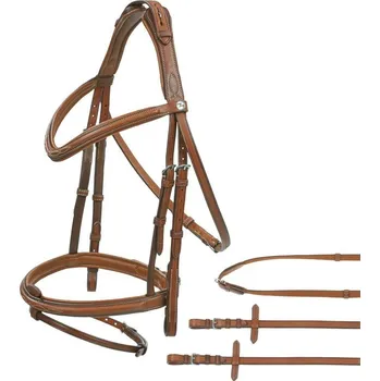 Stájové vybavení BUSSE Uzdečka Take-Off Line BUSSE, hnědá FULL