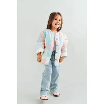 Chlapecká bunda Dětská bavlněná bunda Wheat 0699.261 vícebarevná MLC, vel. 140