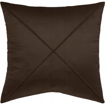 Povlak na polštářek Dekorační povlak na polštář Boho, sametový velur, čokoládově hnědá, 50x50 cm