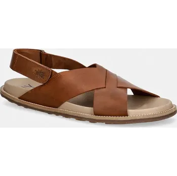 Dámské sandále Kožené sandály Fly London MARM391FLY P145391002 hnědá 89X, EUR 46