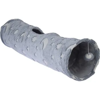 Hračka pro kočku TIAKI fluorescenční tunel pro kočky hvězda Ø25x100cm