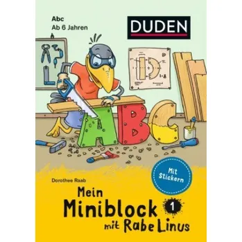 První čtění Mein Miniblock mit Rabe Linus - Abc (Dorothee Raab,Stefan Leuchtenberg,Sigrid Leberer,Bettina Abel)(Brožovaná)