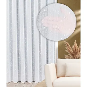 Záclona Záclona kusová White Rain výška 240cm, šíře 600cm bílá