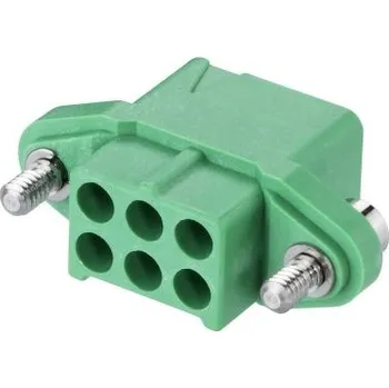 Elektrický konektor HARWIN Pouzdro krimpovacího konektoru, řada: M300 Vnitřní, rozteč: 3 mm, počet kontaktů: 6, počet řad: 2, orientace