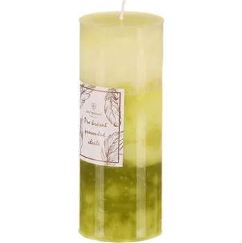 Svíčka Aromatická svíčka 367g - citrónová tráva, parafín, zelená, 54h hoření Barva: Zelená