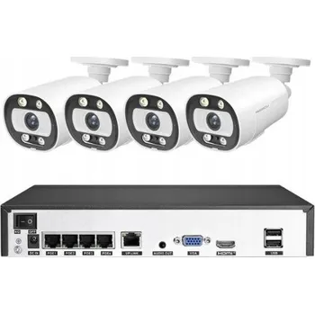 IP kamera Kamerový systém MISECU - 4 kanály, 4x venkovní 5MP kamera
