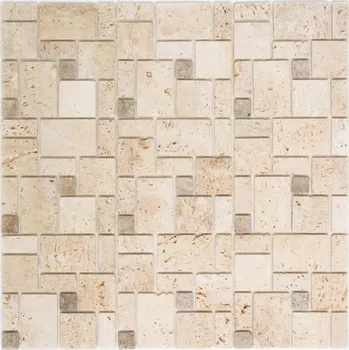 Obklad Mozaika WzorcowniaStudio 30,5 x 30,5 cm – odstíny hnědé a béžové