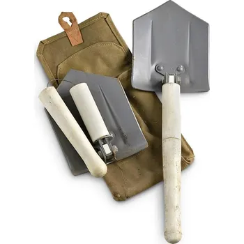 Polní lopatka Lopatka sklopná MAĎARSKO (Originální vojenská sklopná lopatka vč. pouzdra, používaná Maďarskou Armádou.)