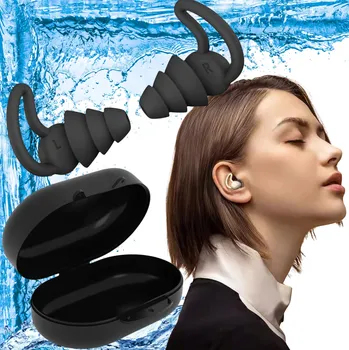 Špunt do uší ŠPUNTY DO UŠÍ -40DB VODĚODOLNÉ TLUMÍCÍ REDUKCE HLUKU DO PRÁCE