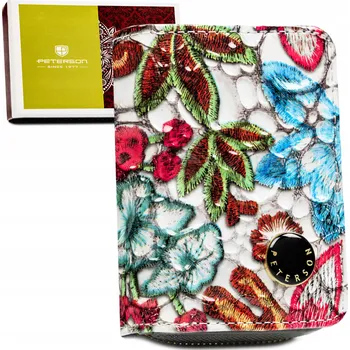 Peněženka Peterson peněženka z pravé kůže, vícebarevná - dámská