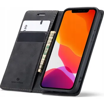 Pouzdro na mobilní telefon Flipové pouzdro Spacecase pro Apple iPhone 12 Pro, černé