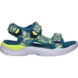 Dětské sandály Lewro PYLON 30 Zelená, Reflexní neon, Bílá