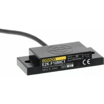 Omron Kapacitní, Snímač přiblížení Plochý 10 mm 12 → 24 V DC
