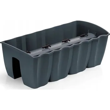 Květináč Květináč plast šedý Prosperplast 58,5 cm x 28,5 x 20,5 cm