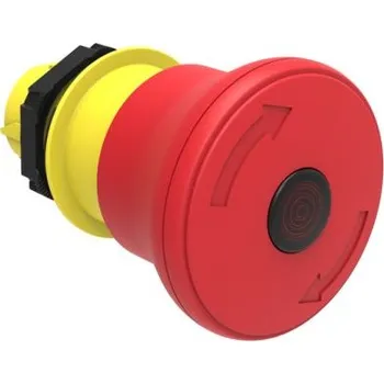 vypínač Lovato LPCBL66 Uvolnění otočením Osvětlené Tlačítko nouzového vypínače 22 mm IP66, IP69K, IP67