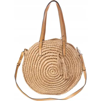 Agrafka plážová taška hnědá