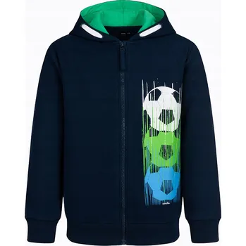 Chlapecká mikina Sportovní Mikina Chlapecká Mikina s kapucí tmavě modrá 158 Míče Endo