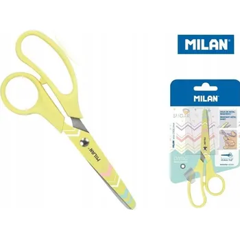 Kancelářské nůžky Školní nůžky Milan 13 cm